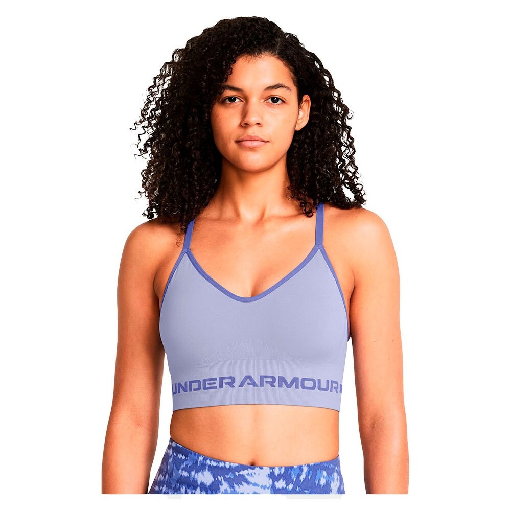 

Спортивный бюстгальтер Under Armour Long, фиолетовый