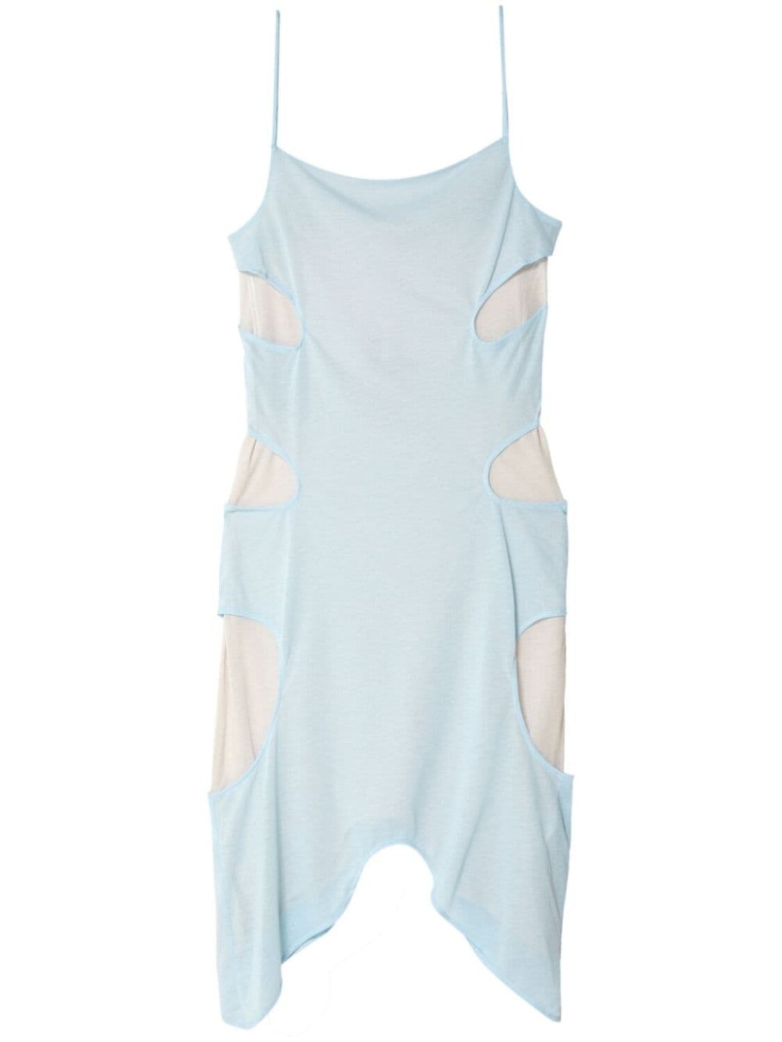 

Eckhaus Latta платье миди Perdita из джерси, синий