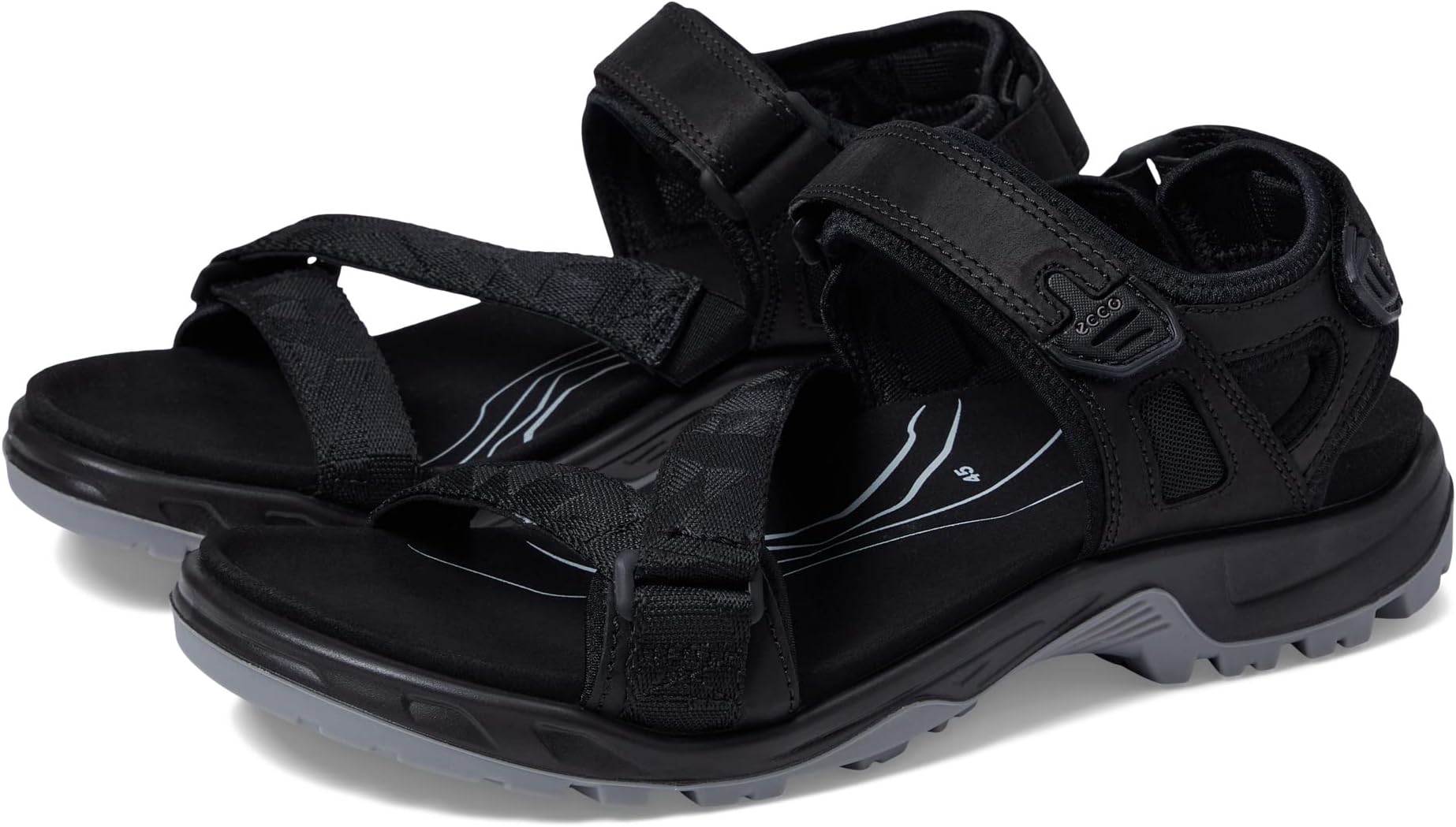 Сандалии Yucatan Coast Sandal ECCO Sport, цвет Black/Black сандалии yucatan coast sandal ecco sport цвет black black