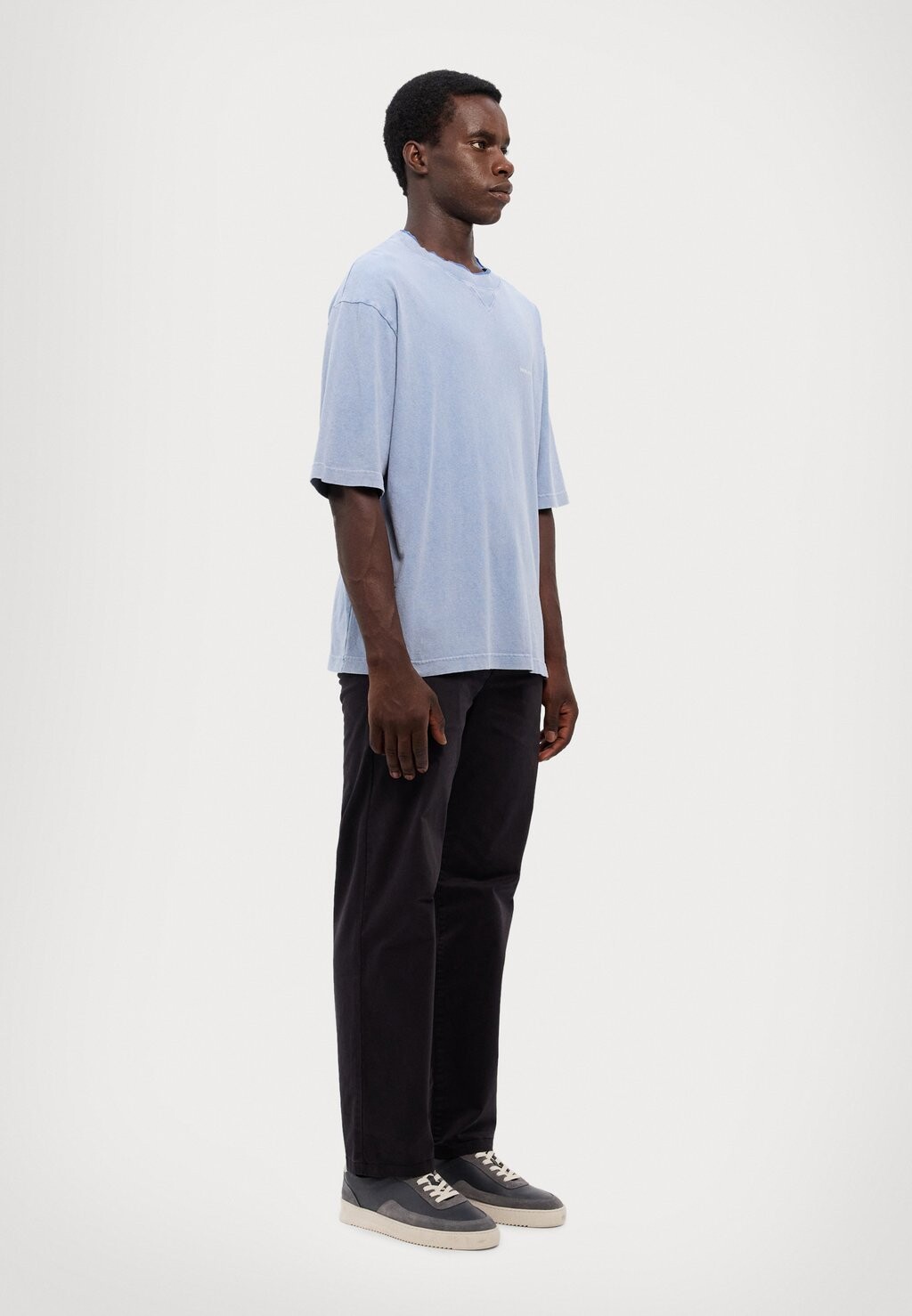 

Принт на футболке RANGER DENIM FADE TEE Holzweiler, светло-голубой деним