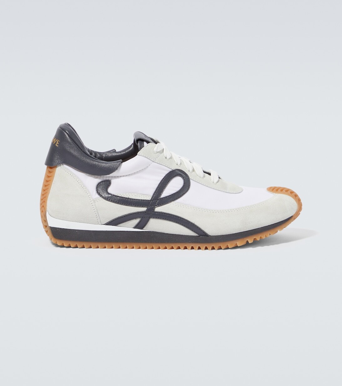 

Кроссовки flow runner с замшевой отделкой Loewe, белый