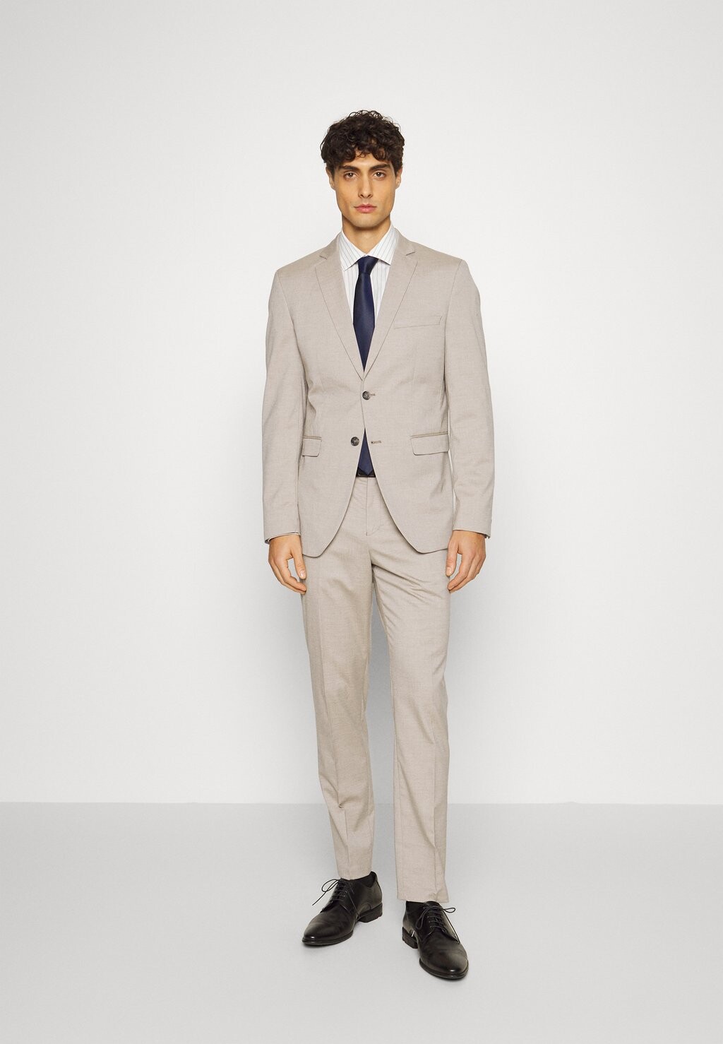 

Костюм SLHSLIM MYLOLOGAN SUIT Selected Homme, бежевый