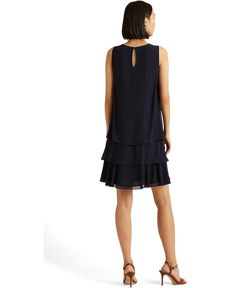 

Платье LAUREN Ralph Lauren Crepe Shift Dress, цвет Lighthouse Navy