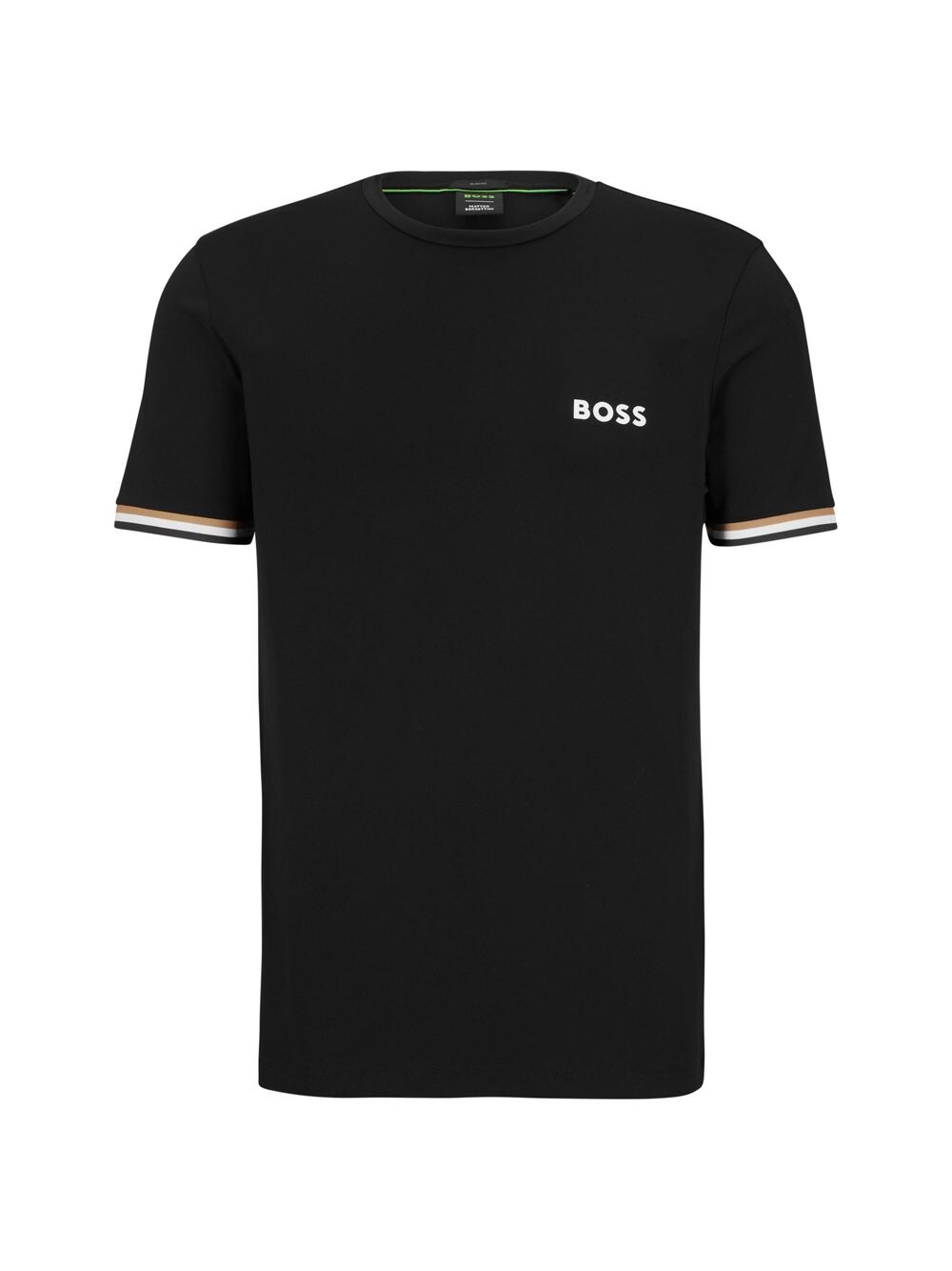 

Футболка с круглым вырезом и логотипом BOSS x Matteo Berrettini BOSS, черный