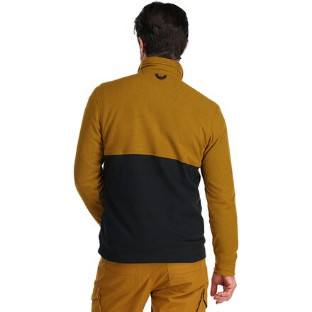 цена Флисовый пуловер Trail Mix Snap мужской Outdoor Research, цвет Tapenade/Black
