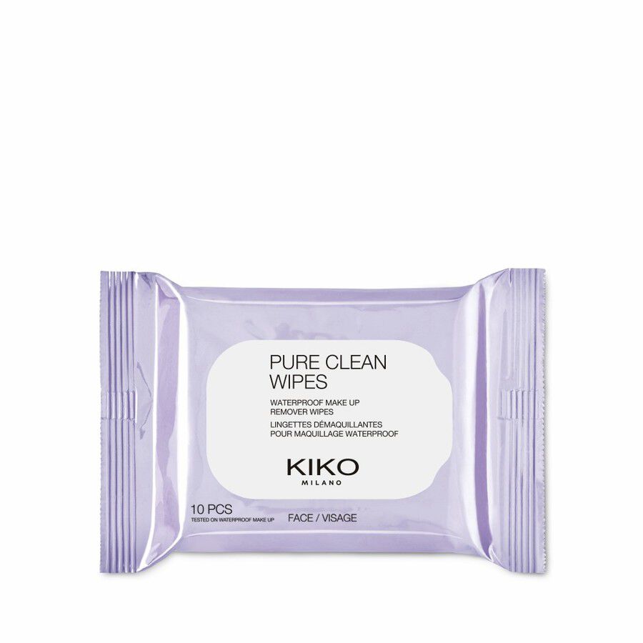 Салфетки для снятия макияжа с лица Kiko Milano Pure Clean, 10 шт/1 упаковка салфетки для снятия макияжа с лица kiko milano pure clean 10 шт 1 упаковка