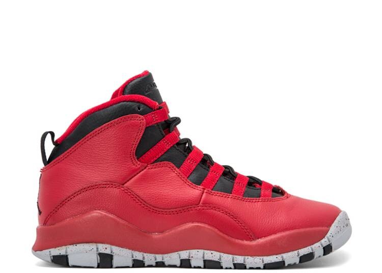 

Кроссовки AIR JORDAN 10 RETRO BG 'BULLS OVER BROADWAY', красный