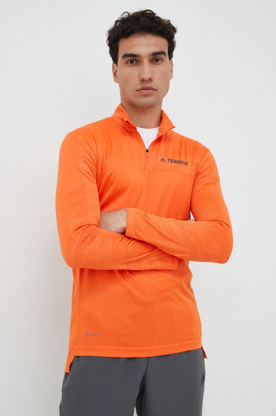 цена Спортивная толстовка adidas, оранжевый