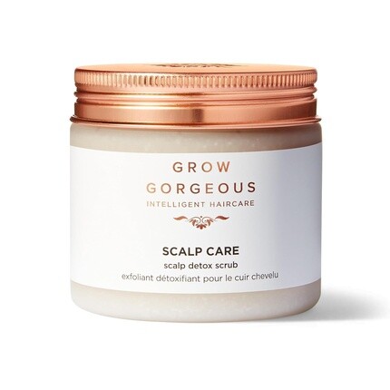 

Скраб для детоксикации кожи головы Grow Gorgeous, 200 мл, средство перед мытьем головы для детоксикации, освежения и удаления загрязнений, веганский