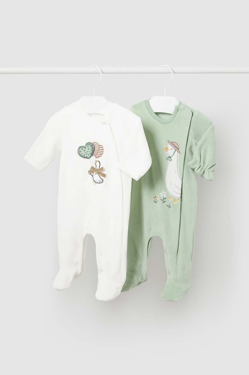 

Комбинезоны для новорожденных Mayoral, 2 шт Mayoral Newborn, зеленый