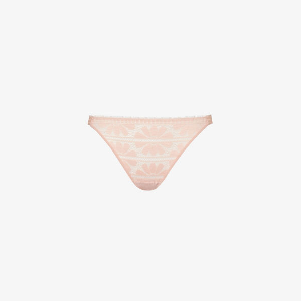 

Стринги sofie из эластичного кружева с цветочной вышивкой Passionata, цвет tropical peach