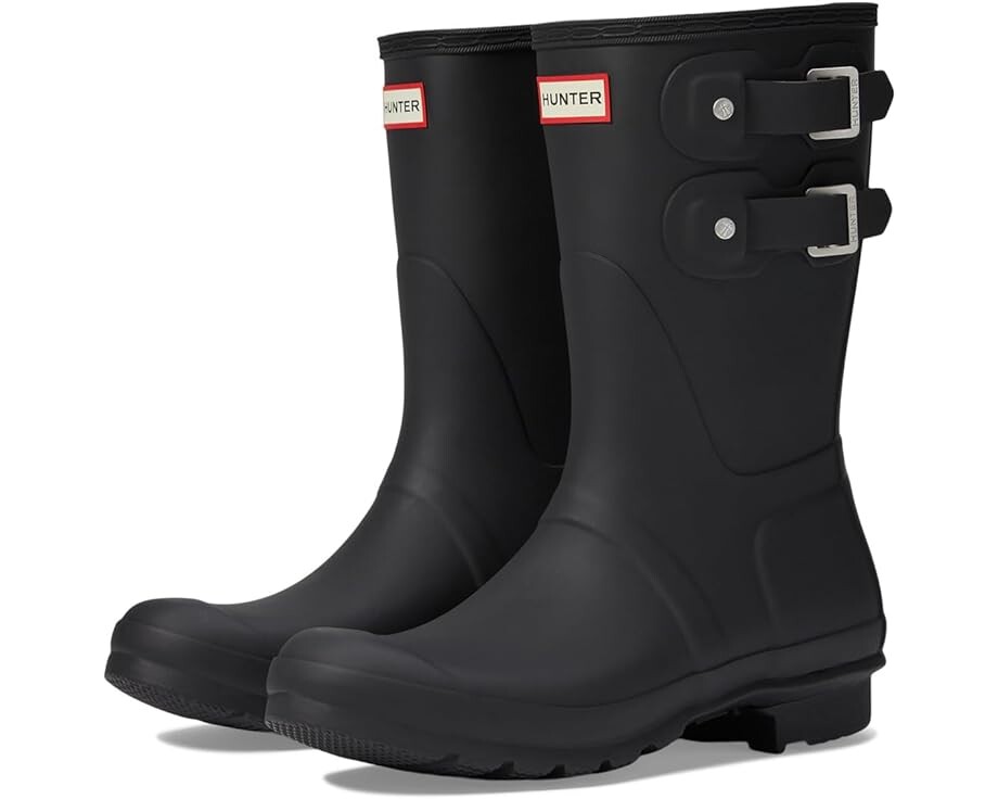 

Ботинки Hunter Original Short Multi Buckle, черный