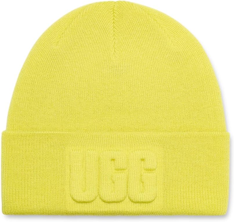 Шапка с объемным логотипом UGG, цвет Tennis Green