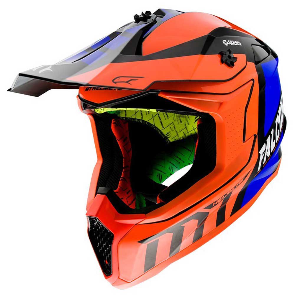 

Шлем для мотокросса MT Helmets Falcon Warrior, оранжевый