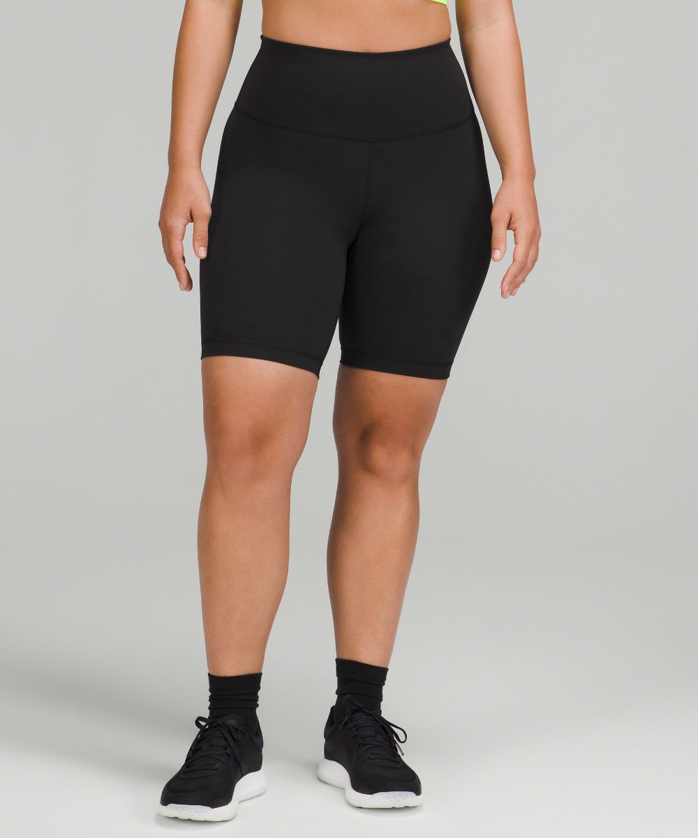 

Шорты с высокой посадкой Wunder Train Contour Fit Lululemon, черный