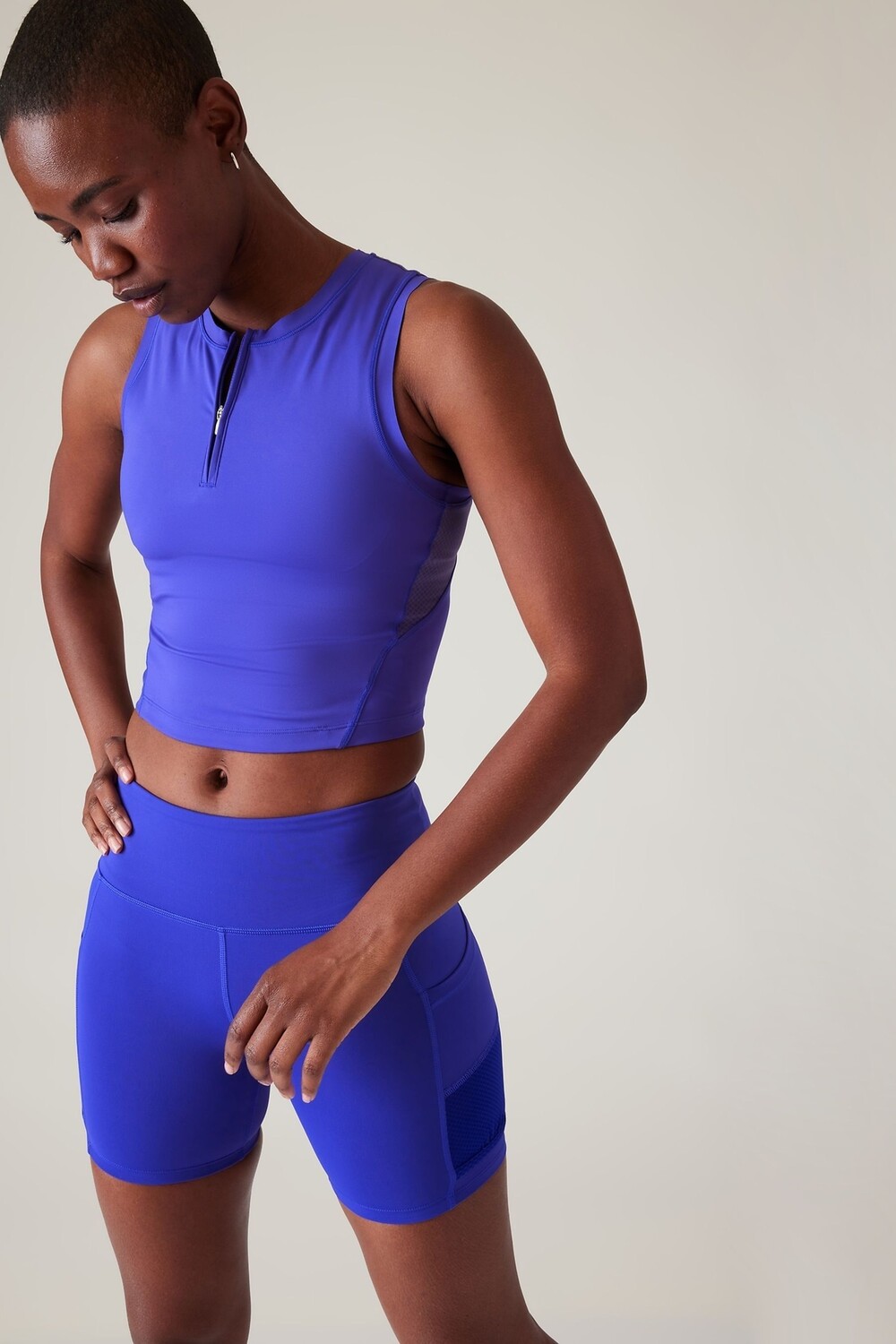 

Спортивная футболка без рукавов Advantage Athleta, синий