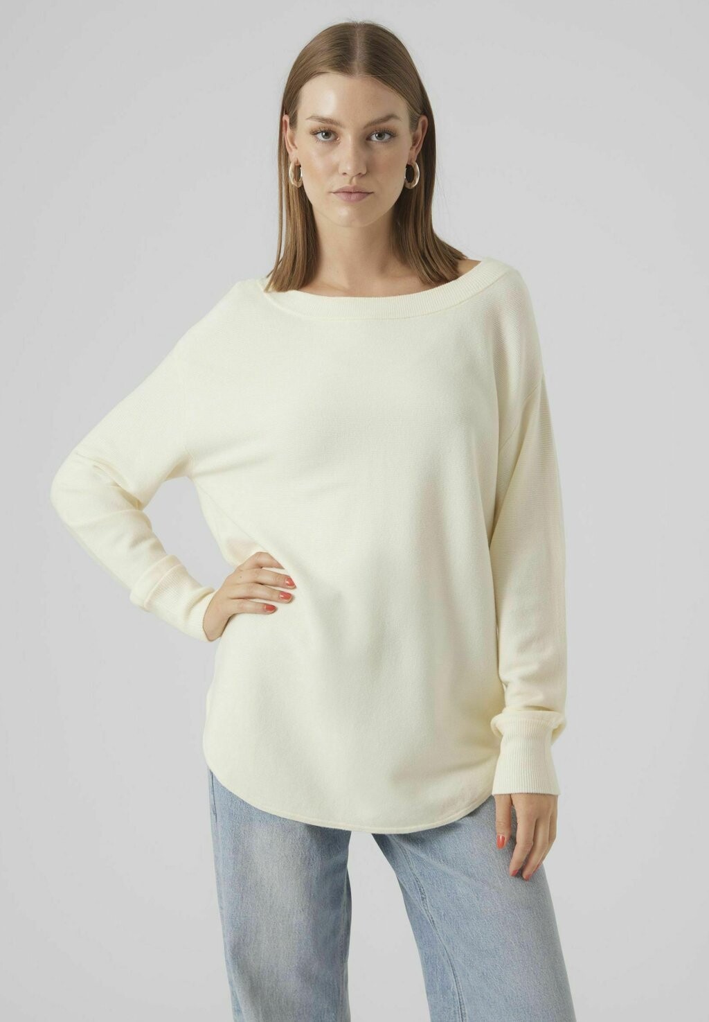 

Свитшот Vero Moda NANCY LS BOATNECK GA EXC, цвет birch