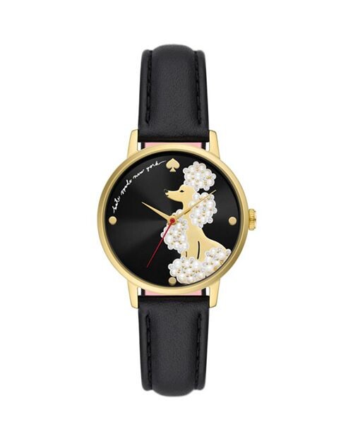 

Часы Metro Poodle, 34 мм kate spade new york, цвет Black