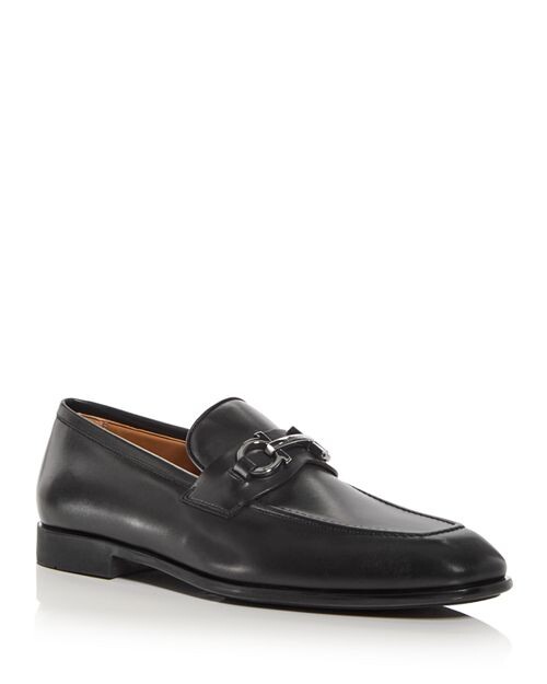 

Мужские лоферы с передником и носком Ferragamo, цвет Black