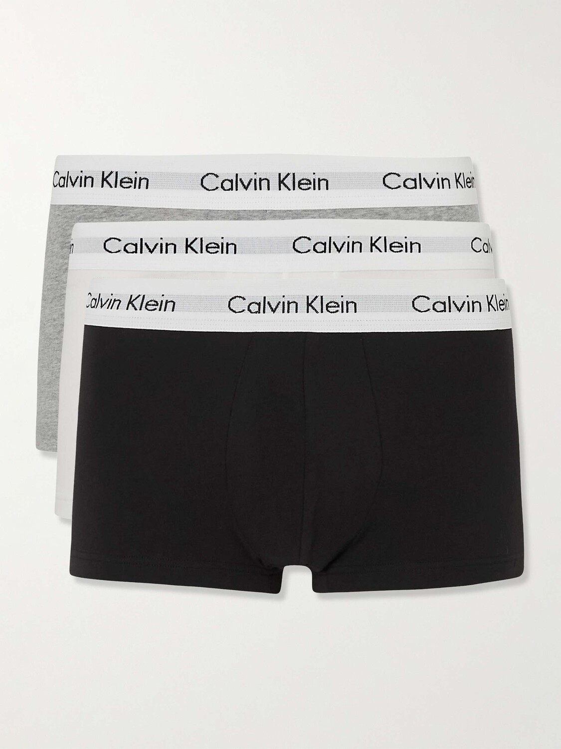 

Комплект из трех трусов из эластичного хлопка CALVIN KLEIN UNDERWEAR, мульти