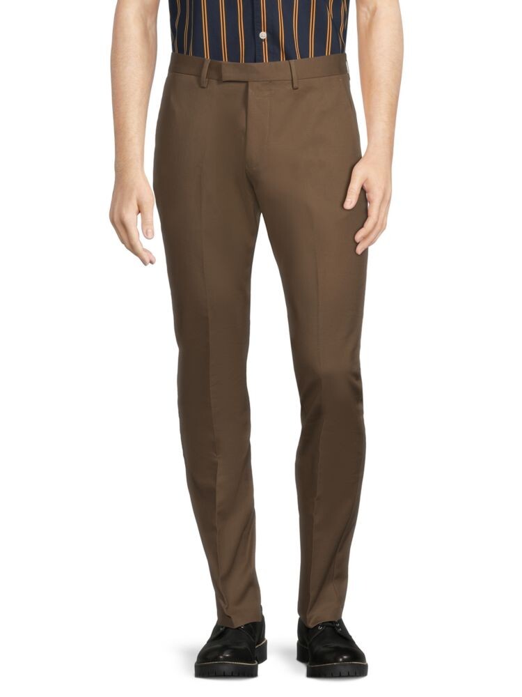 

Брюки Eastbury с плоской передней частью Reiss, цвет Tobacco