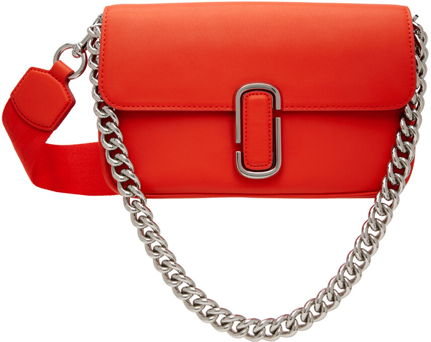 

Оранжевая мягкая сумка через плечо The J Marc с электроприводом Marc Jacobs