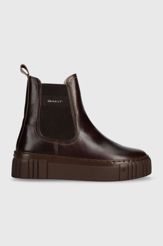 Кожаные ботинки челси Snowmont Gant, коричневый