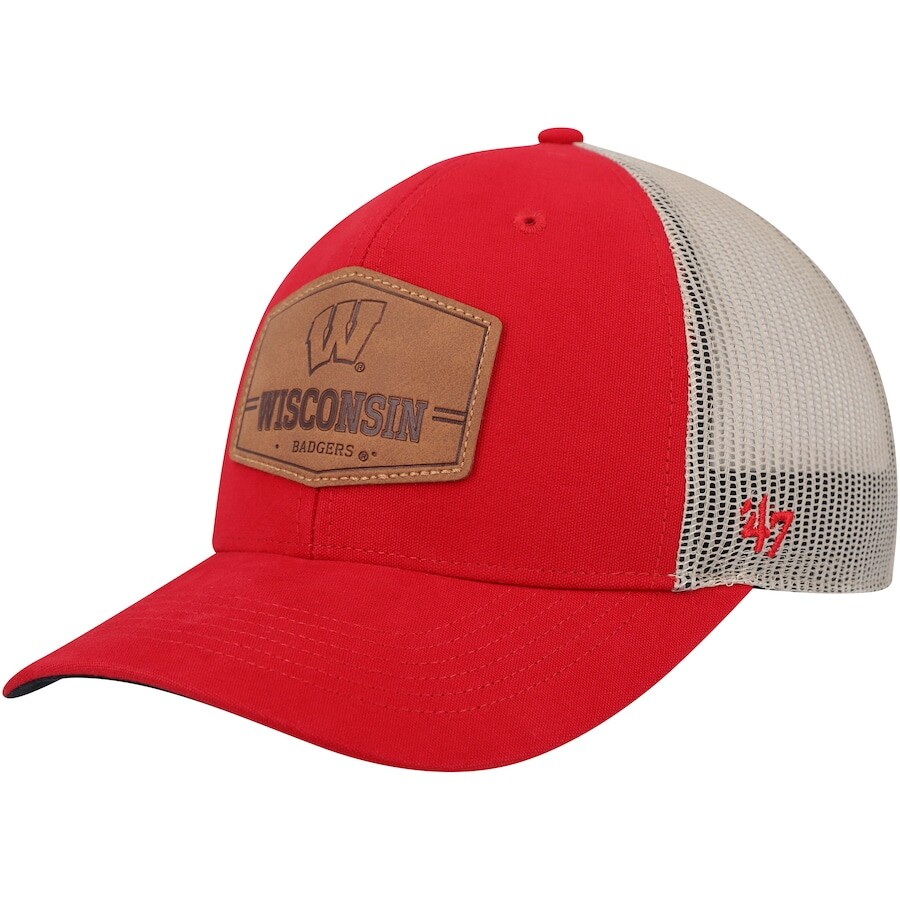 

Бейсболка 47 Wisconsin Badgers, красный