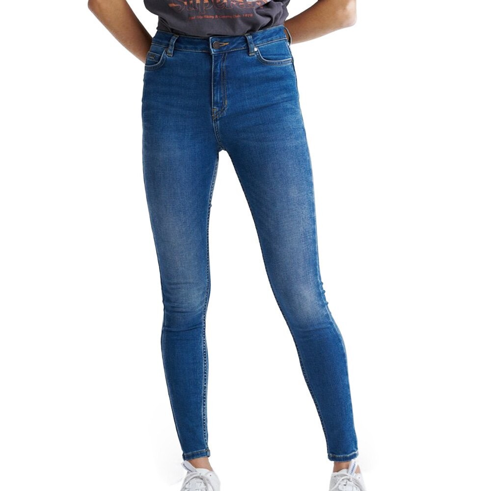 

Джинсы Superdry Superthermo Skinny High Rise, синий
