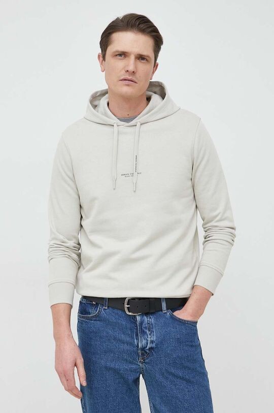

Толстовка из хлопка Armani Exchange, зеленый