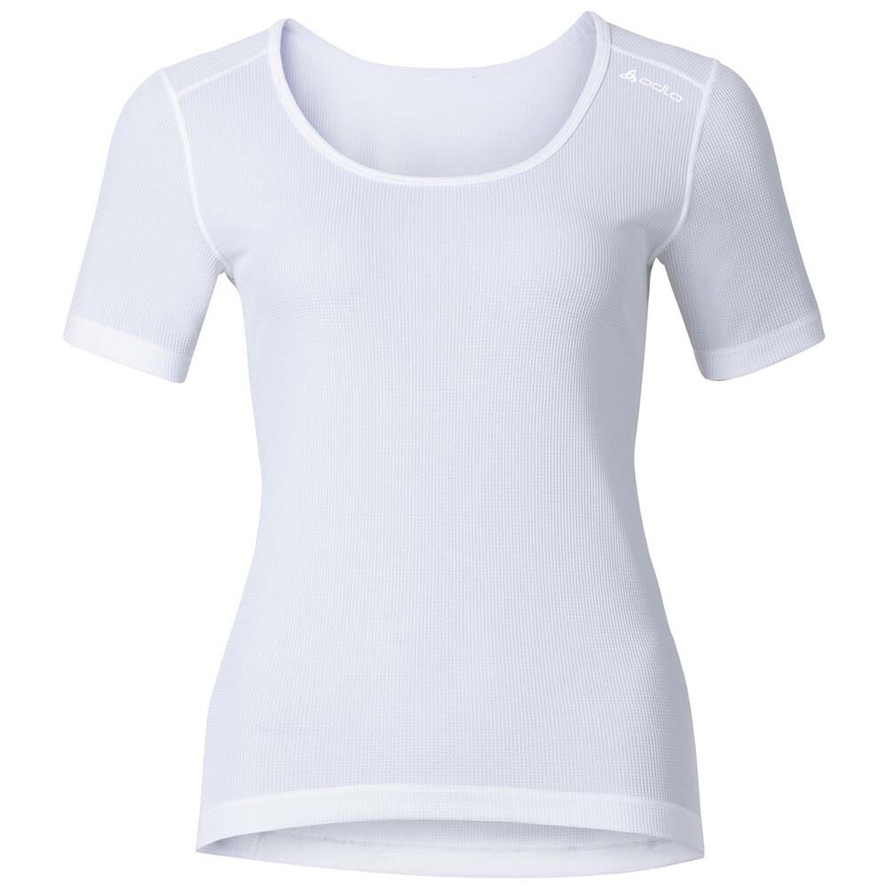 

Базовый слой с коротким рукавом Odlo Crew Neck Cubic, белый