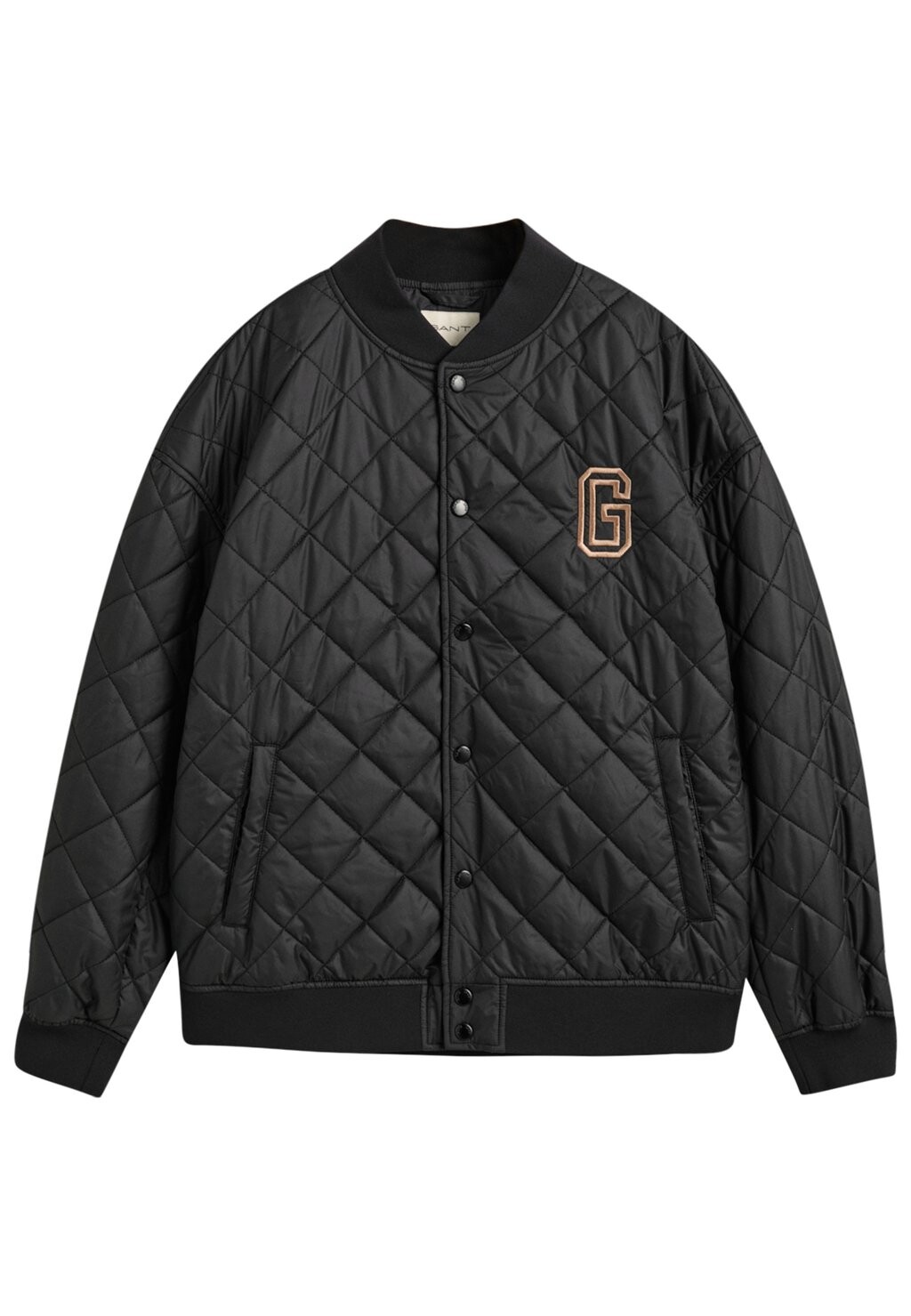 

Куртка межсезонная Quilted Varsity GANT, черный