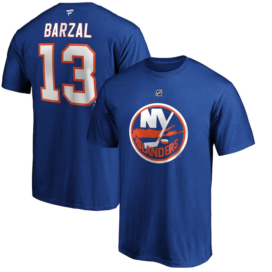 

Футболка с именем и номером Fanatics Branded New York Islanders, роял