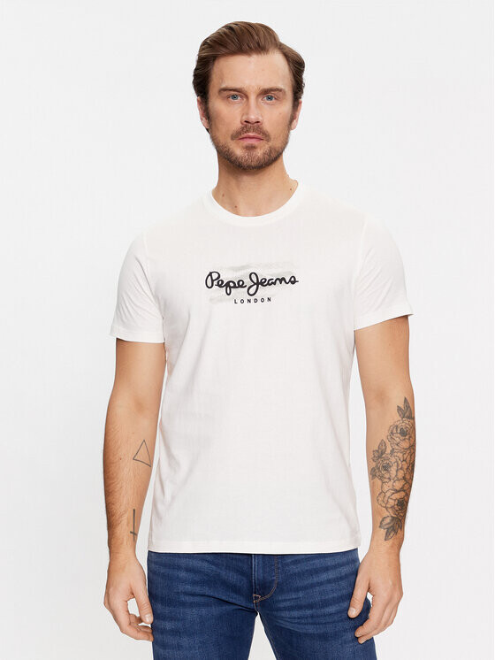 

Футболка стандартного кроя Pepe Jeans, белый