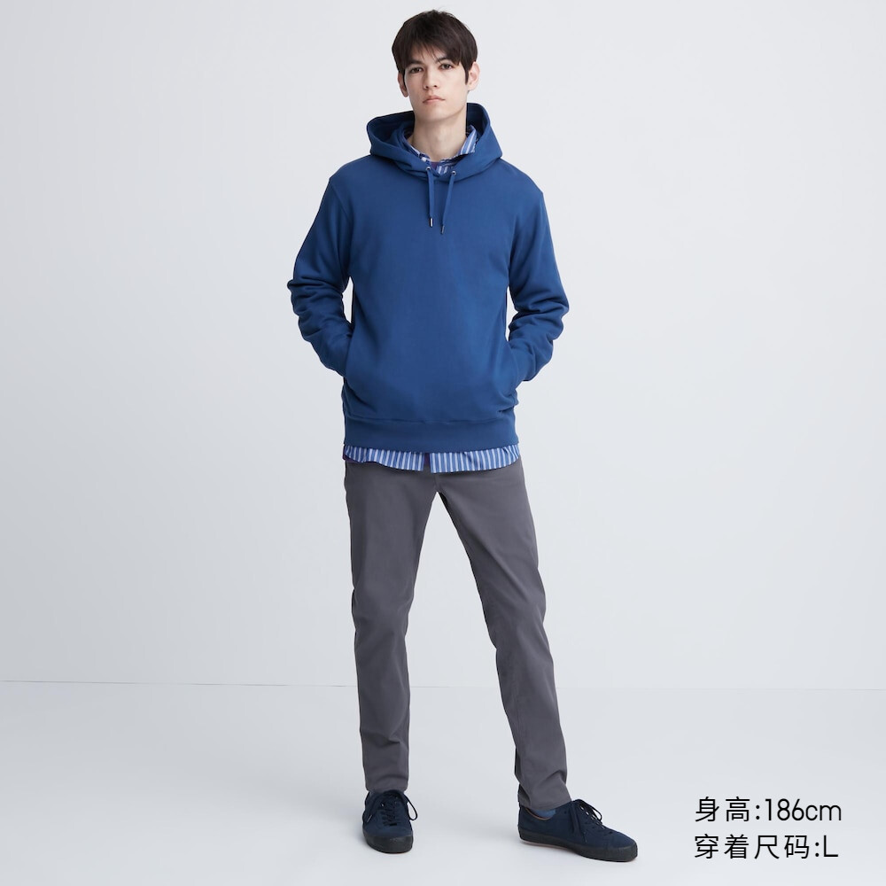 

Uniqlo Мужские/женские эластичные узкие цветные брюки (стиранные повседневные брюки)