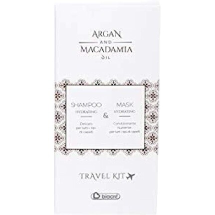 

Дорожный набор «Аргана и макадамия», увлажняющий шампунь и маска, 100 мл каждый, Biacrгё