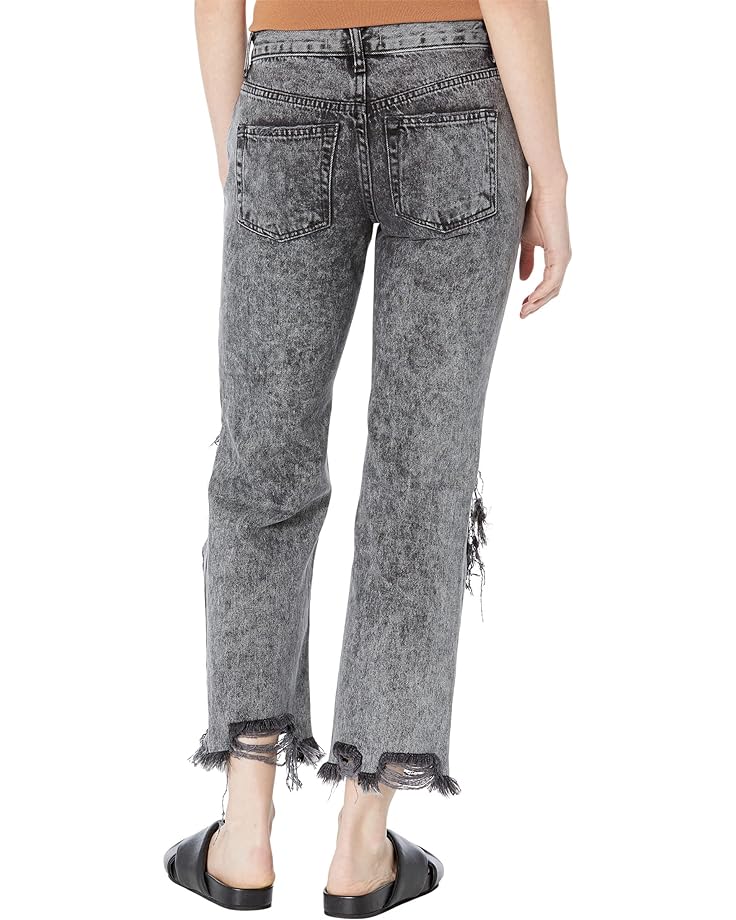 цена Джинсы Free People Maggie Mid-Rise Straight Jeans, цвет Bottlerocket