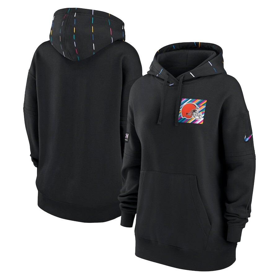 

Пуловер с капюшоном Nike Cleveland Browns, черный
