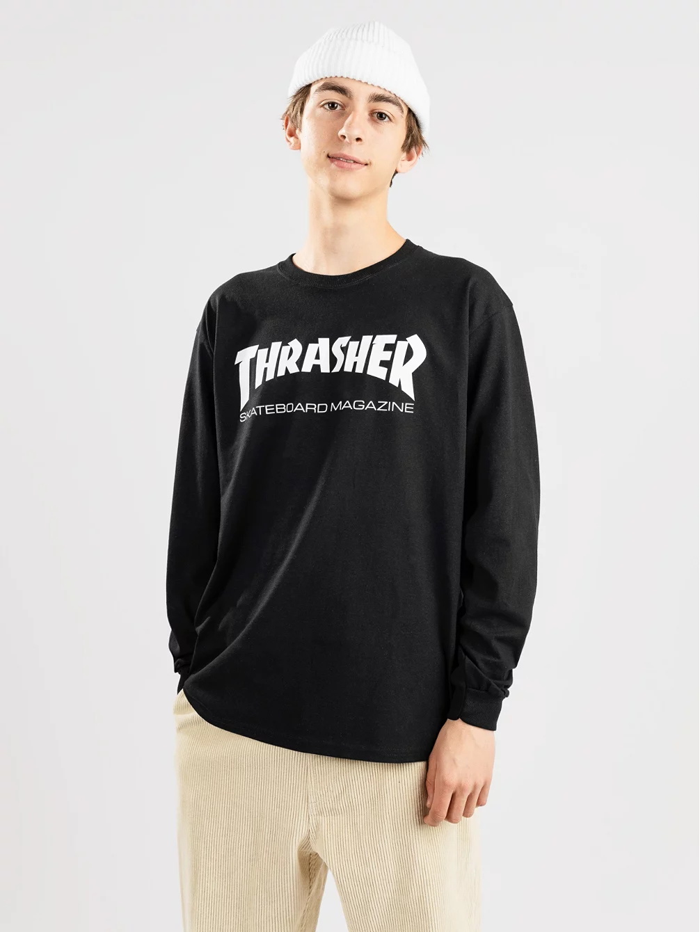 

Skate-Mag с длинным рукавом Thrasher, черный