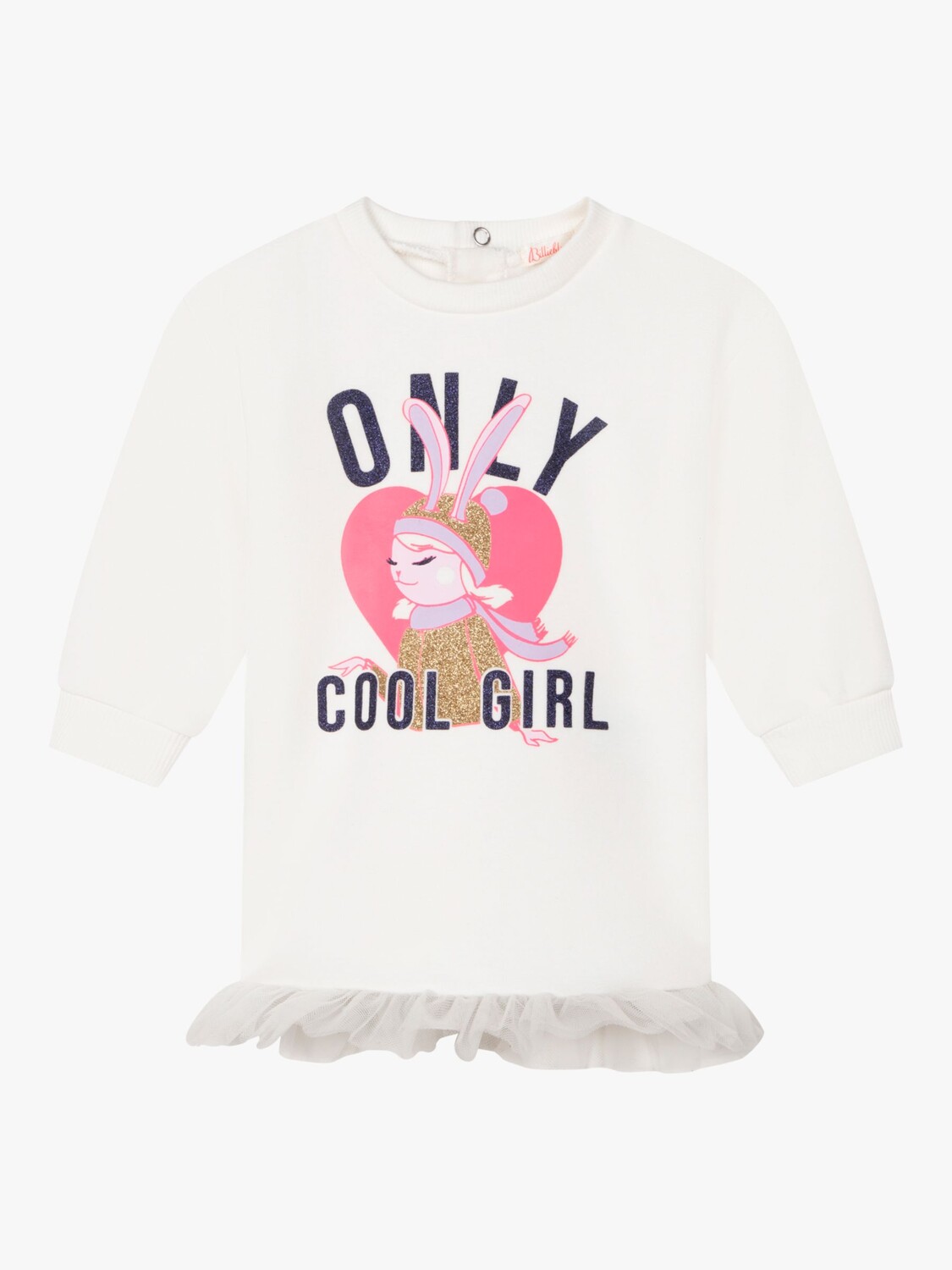 

Платье Billieblush Baby Only Cool Girl, цвет слоновой кости