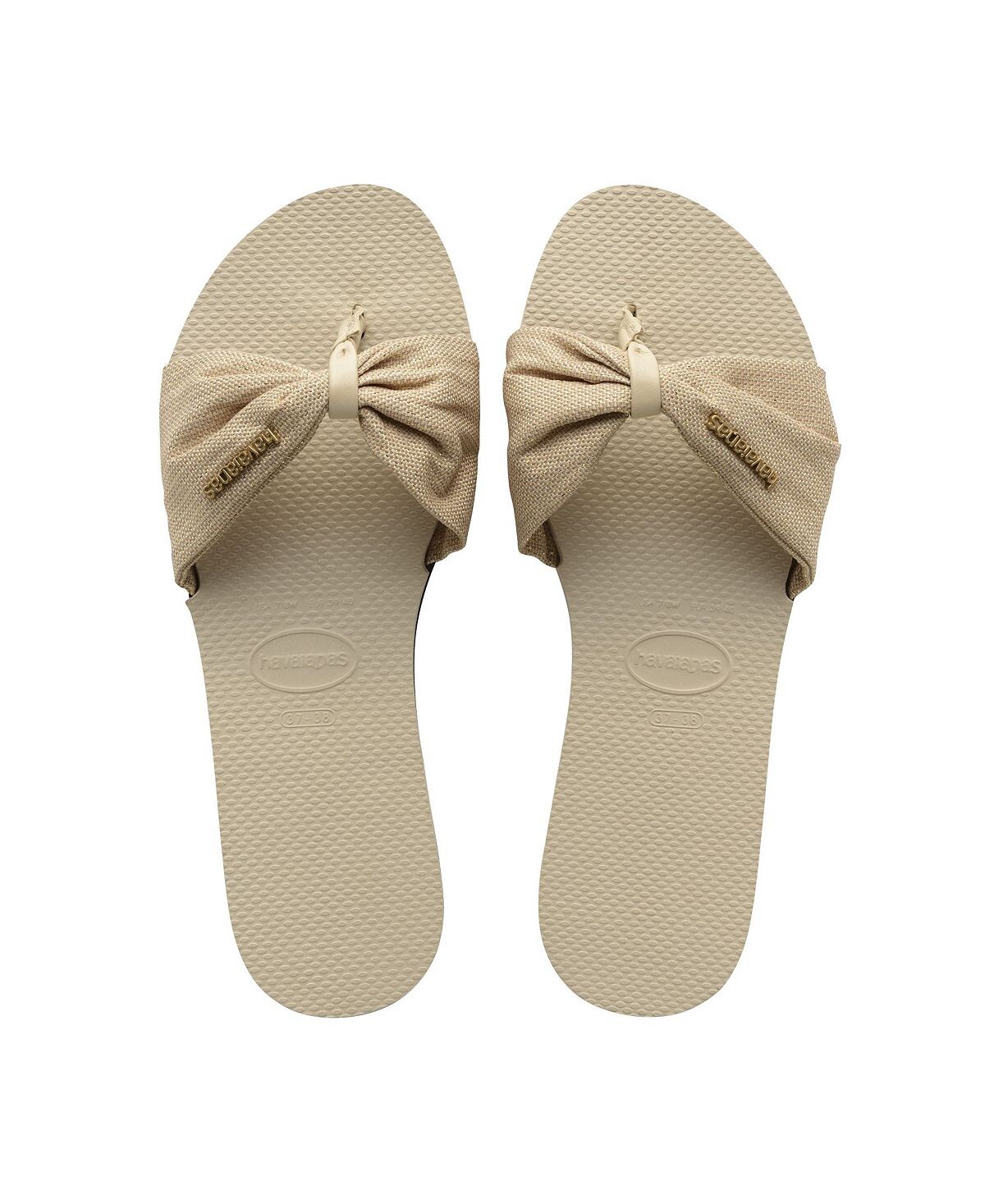 

Женские сандалии You St. Tropez с блестящими шлепанцами Havaianas