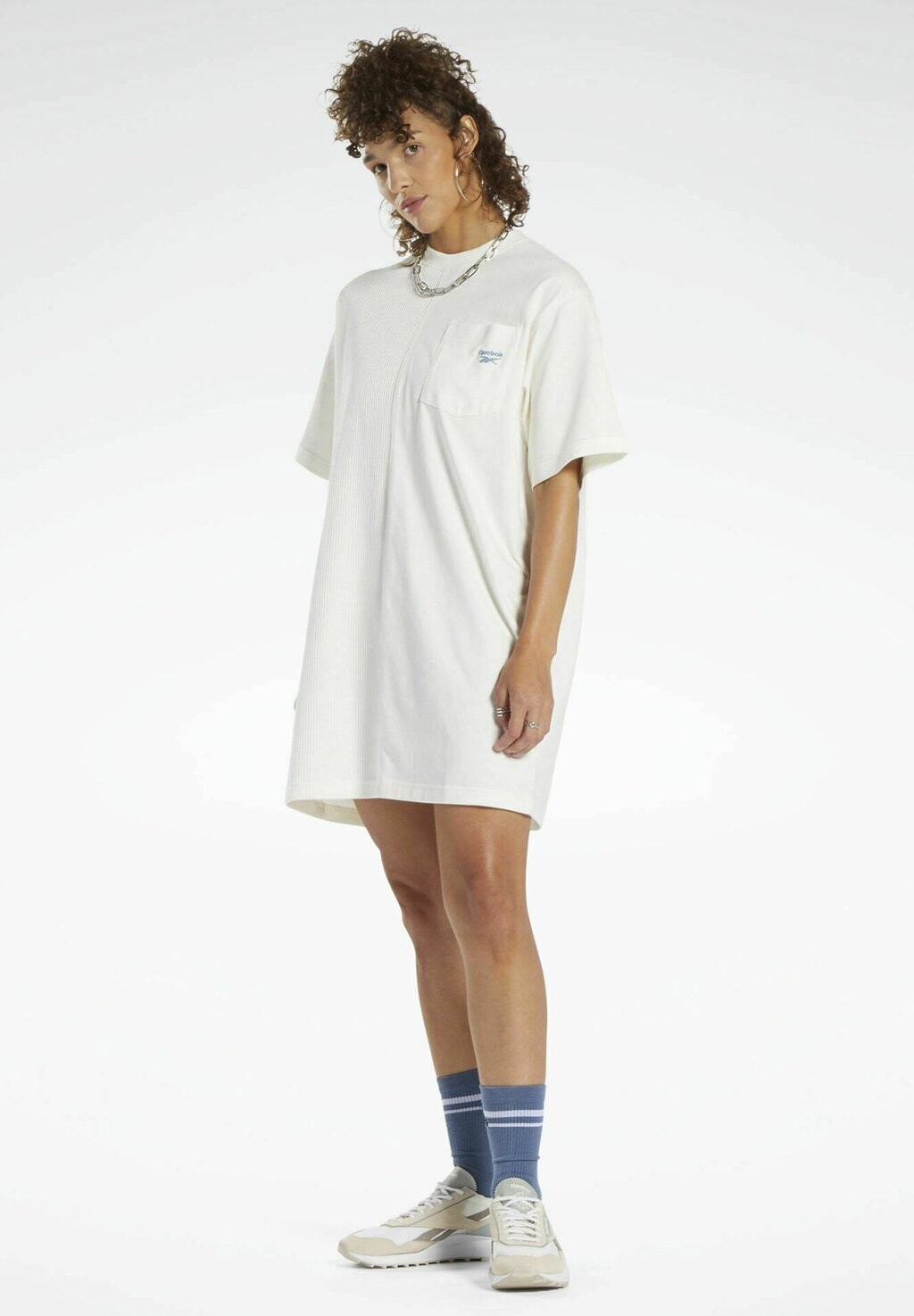

Платье из джерси Reebok, белый