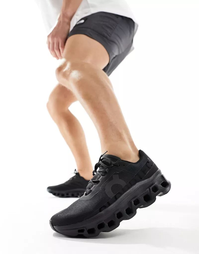 Черные кроссовки для бега ON Cloudmonster On Running черные кроссовки для бега on cloudvista on running