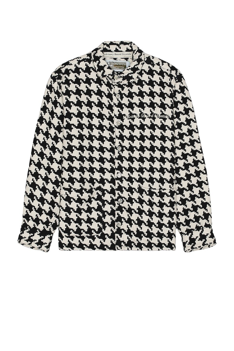 

Рубашка Advisory Board Crystals Houndstooth Work, цвет Black & White
