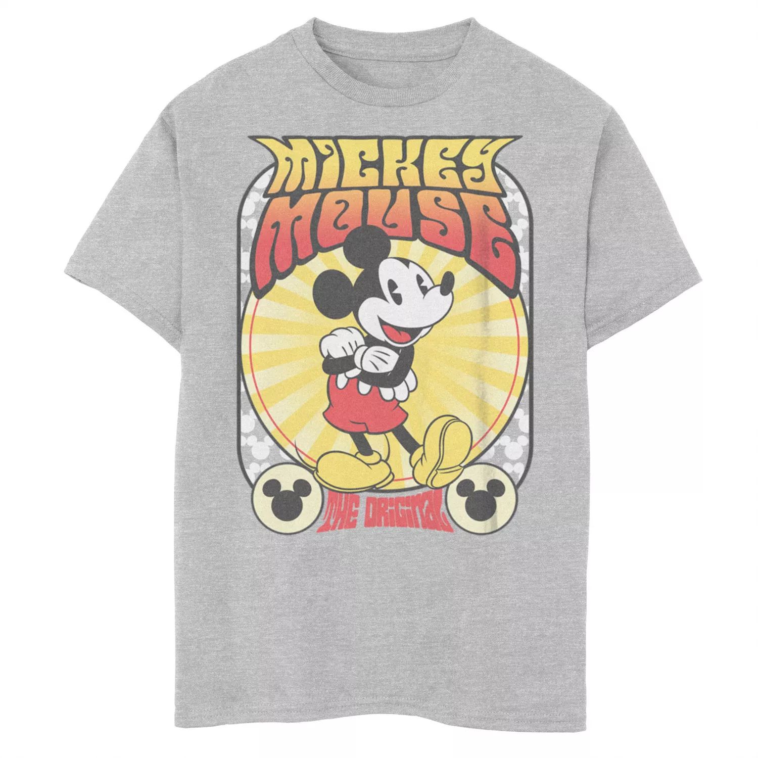 Классическая футболка с Микки Маусом и Микки Маусом для мальчиков 8–20 лет Disney футболка с микки маусом и граффити для мальчиков disney белый