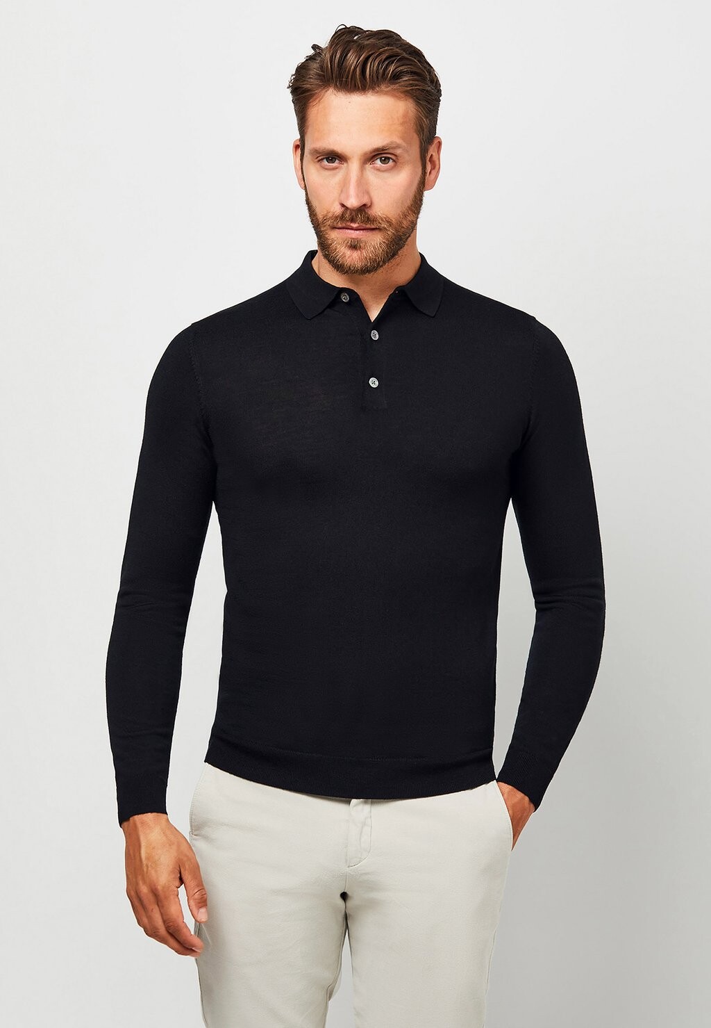 

Поло Long Sleeve PROFUOMO, черный