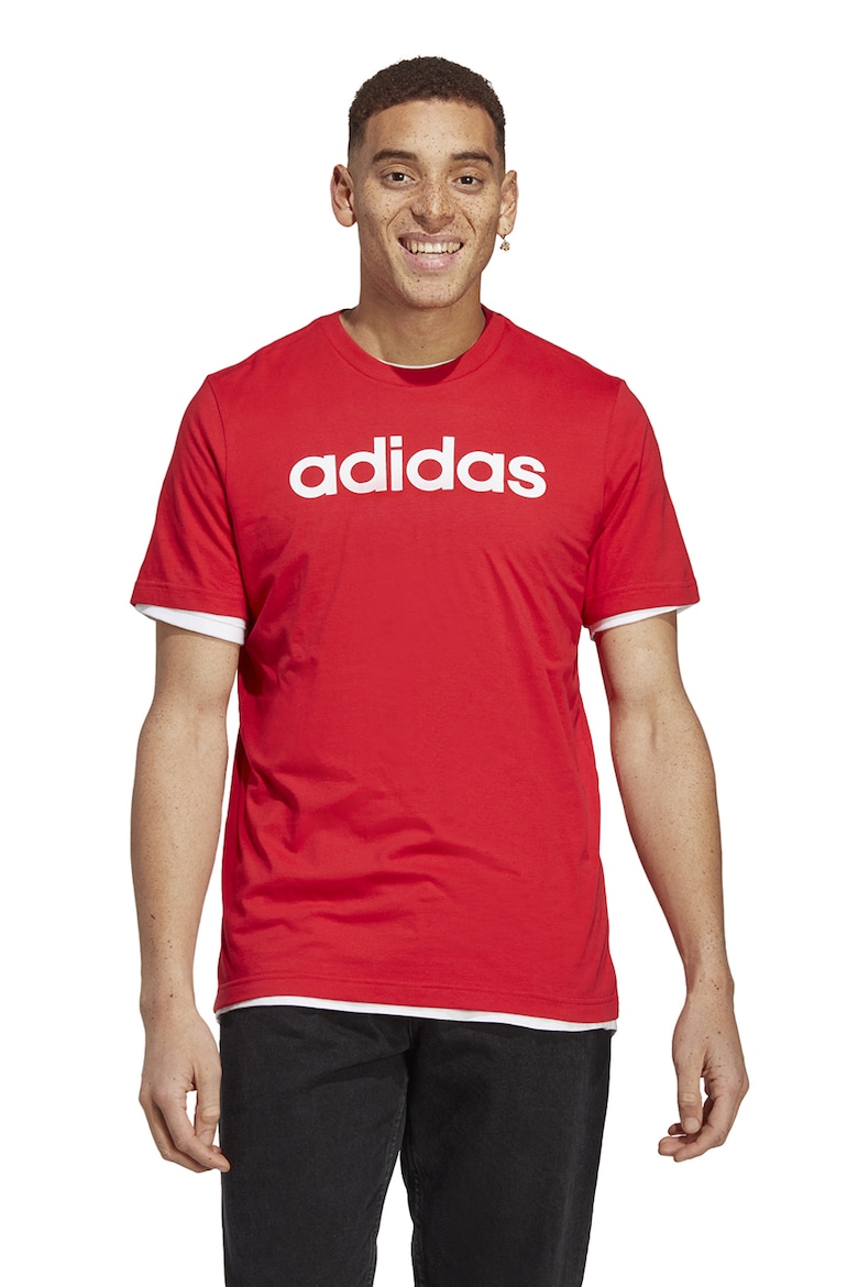 

Футболка Essentials с логотипом Adidas Sportswear, красный