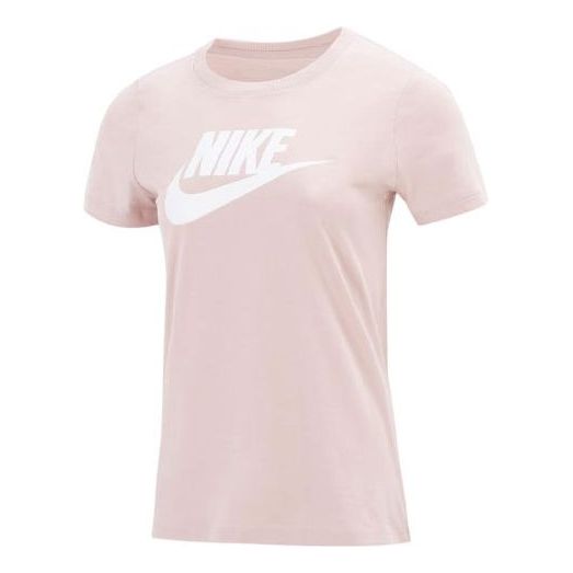 Футболка (WMNS) Nike AS W Nike Sportswear Tee ESSNTL ICON FUTUR PINK OXFORD, розовый