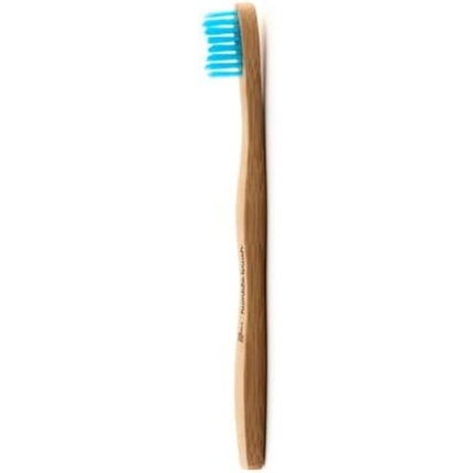 цена Детская зубная щетка Humble Co. Bamboo, синяя, с ультрамягкой щетиной, одобрена стоматологами, The Humble Co
