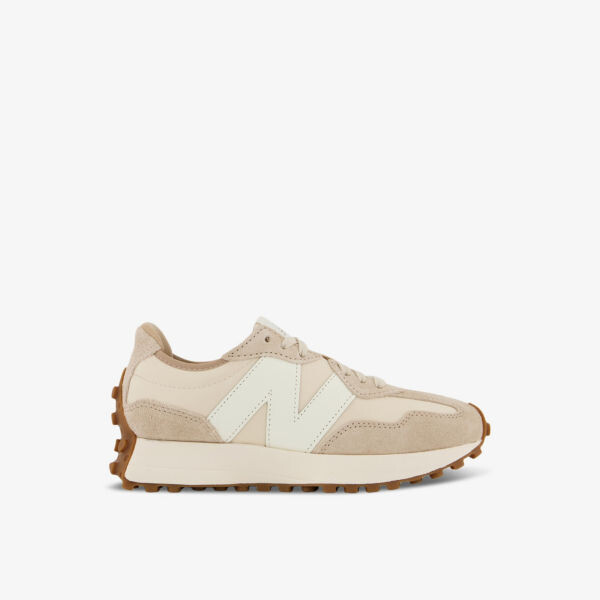 

Кроссовки 327 из замши и ткани с вышитым логотипом New Balance, синий